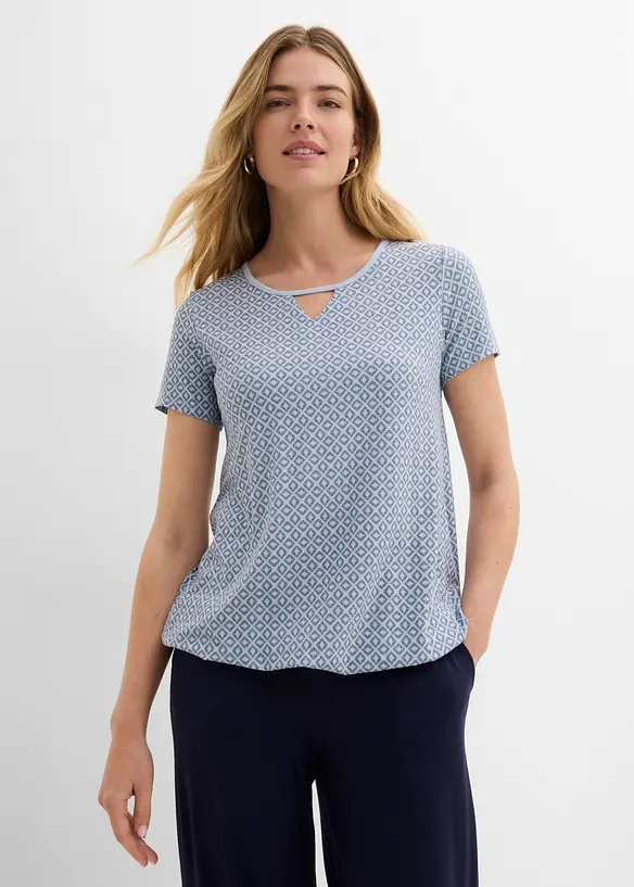 Maglia con elastico a maniche corte, bonprix