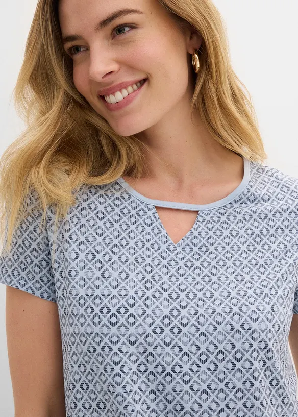 Maglia con elastico a maniche corte, bonprix