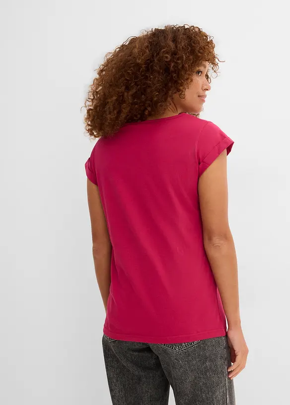 T-shirt in puro cotone, bonprix
