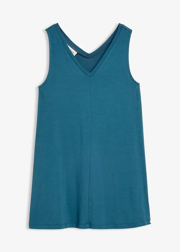 Top lungo in misto viscosa, bonprix