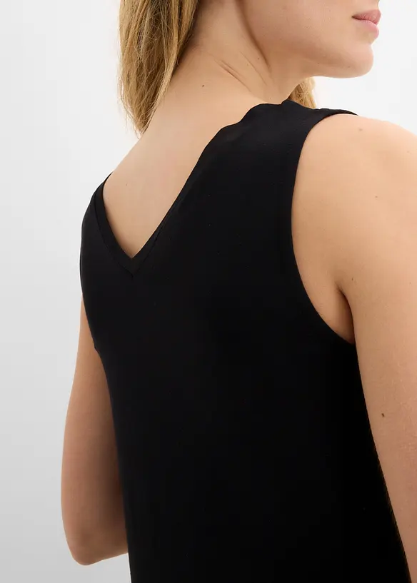 Top lungo in misto viscosa, bonprix