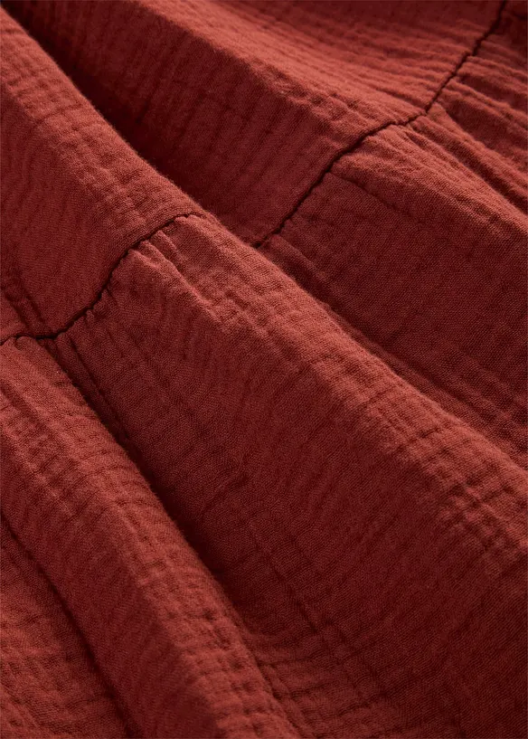 Abito oversize in mussola di cotone, bonprix