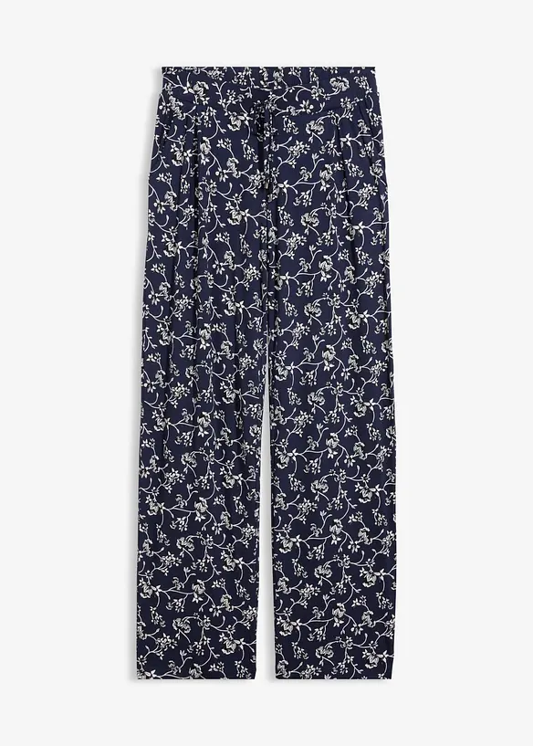 Pantaloni a palazzo in misto viscosa, bonprix