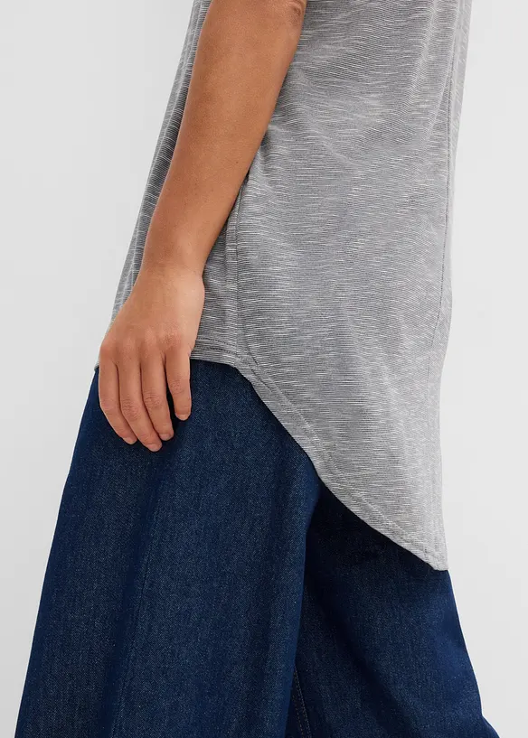 Maglia lunga in misto viscosa, bonprix