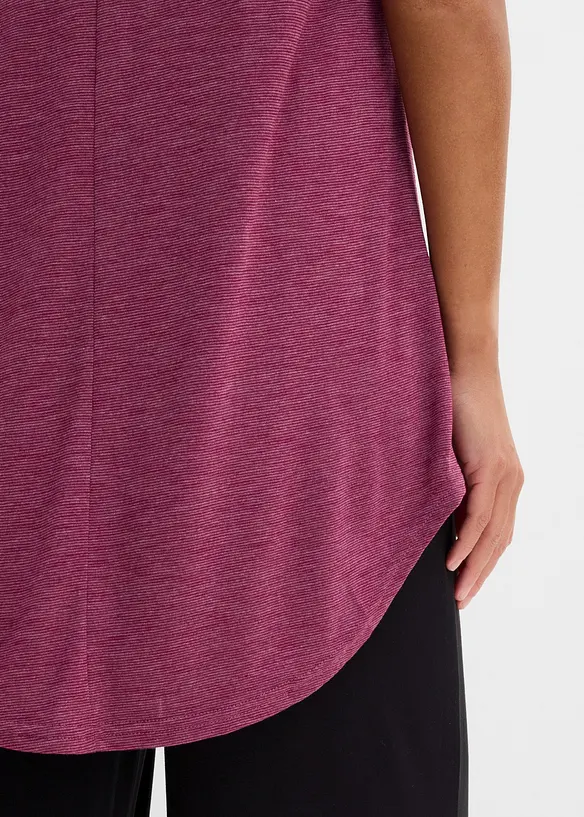 Maglia lunga in misto viscosa, bonprix