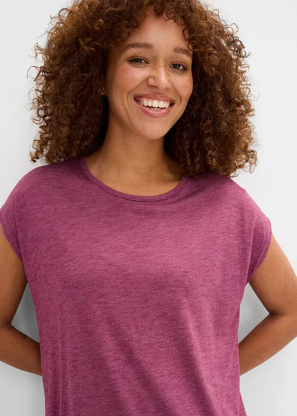 Maglia lunga in misto viscosa, bonprix