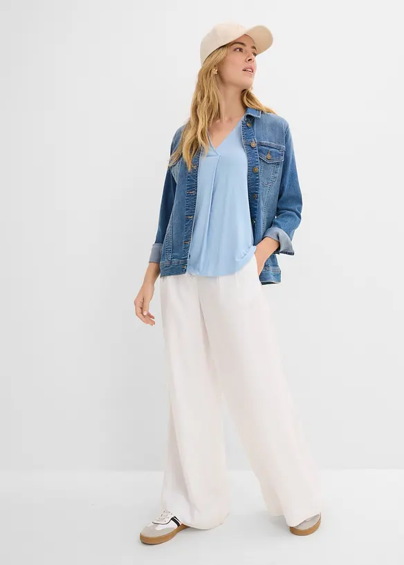 Top in misto viscosa morbido, bonprix