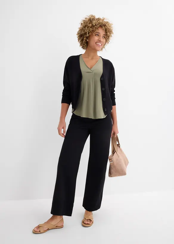 Top in misto viscosa morbido, bonprix
