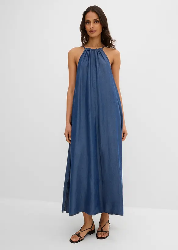 Abito di jeans in lyocell fluente, bonprix