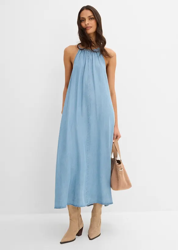 Abito di jeans in lyocell fluente, bonprix