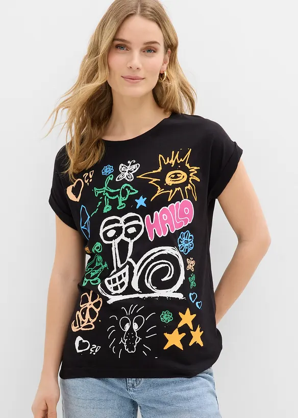 T-shirt stampata, bonprix