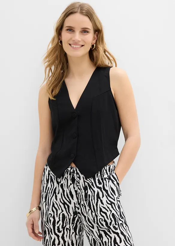 Gilet elegante in interlock resistente, bonprix