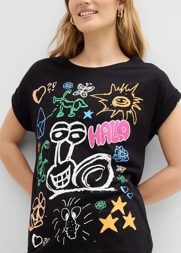 T-shirt stampata, bonprix