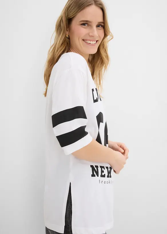 Maxi maglia in puro cotone biologico, bonprix