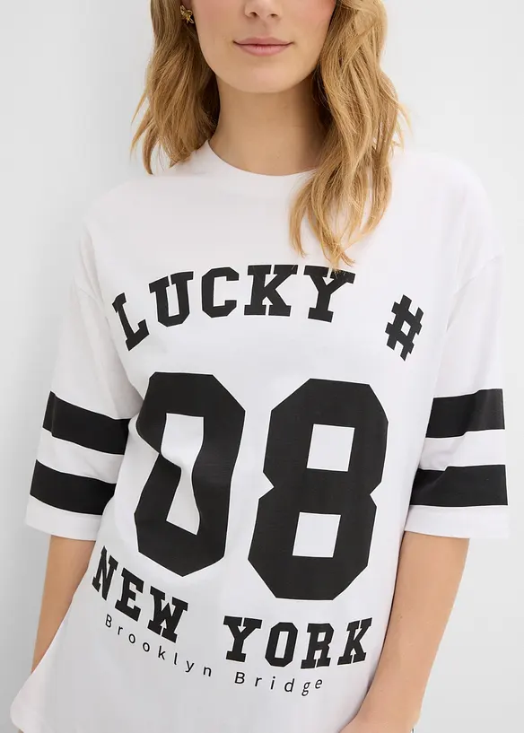 Maxi maglia in puro cotone biologico, bonprix