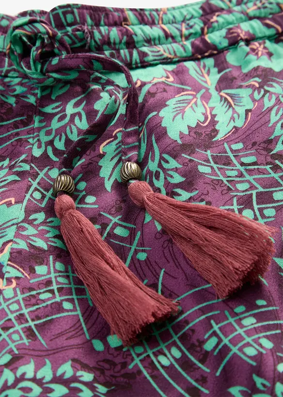 Pantaloni a palazzo in viscosa fluente, bonprix