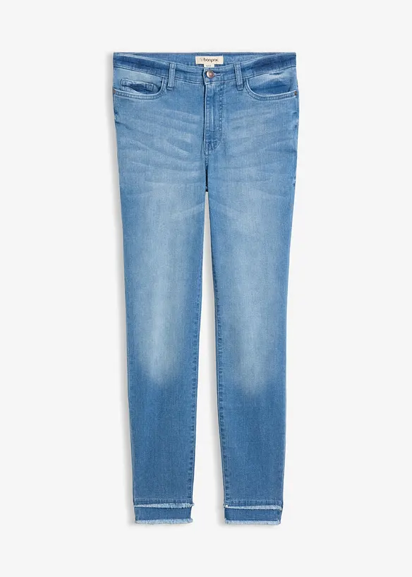 Jeans cropped elasticizzati e ultra morbidi, bonprix