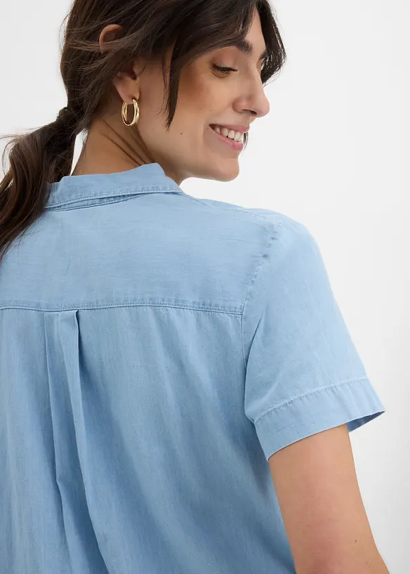 Abito di jeans a maniche corte, bonprix