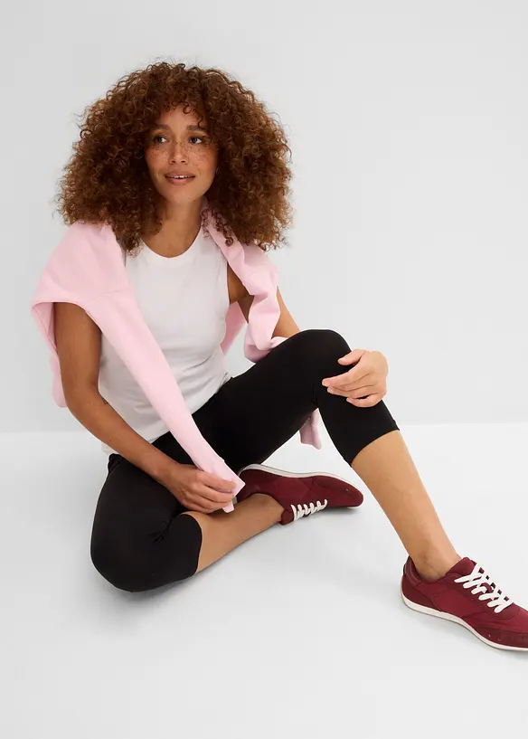 Leggings capri aderenti (pacco da 2), bonprix