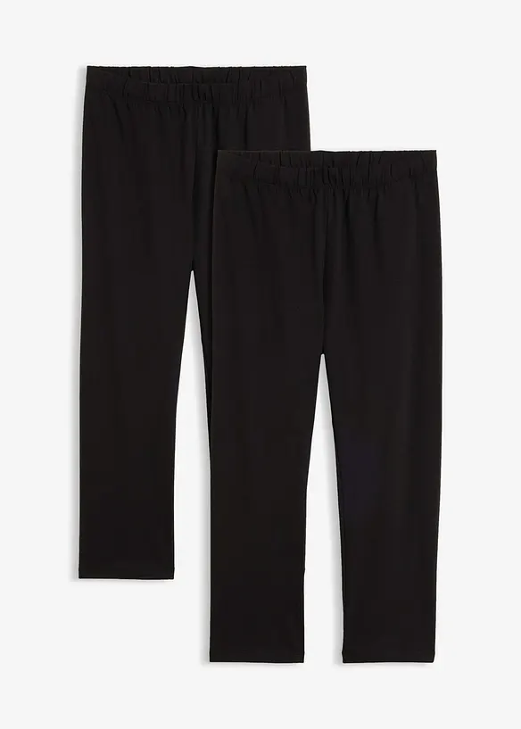 Leggings capri aderenti (pacco da 2), bonprix