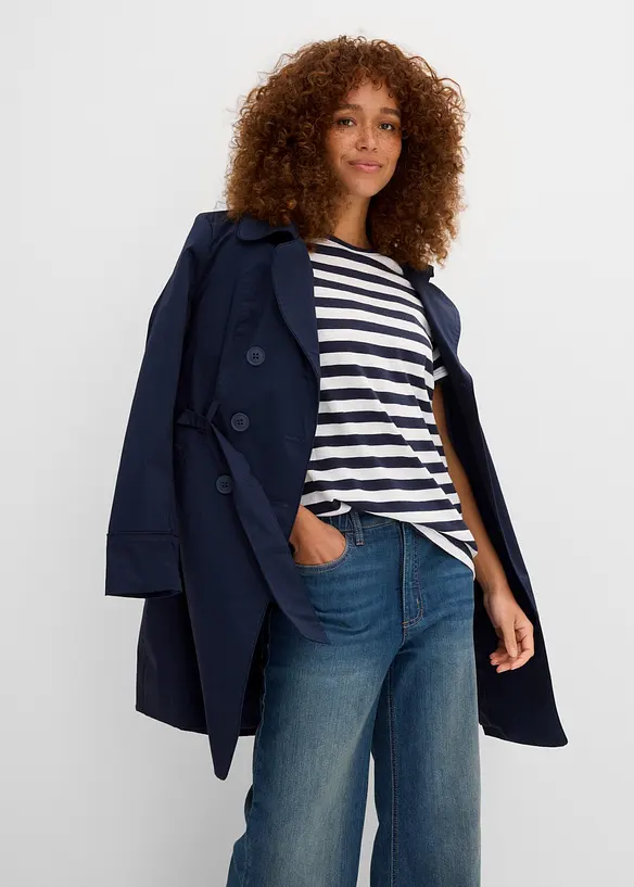 T-shirt con scollo rotondo in cotone (pacco da 2), bonprix