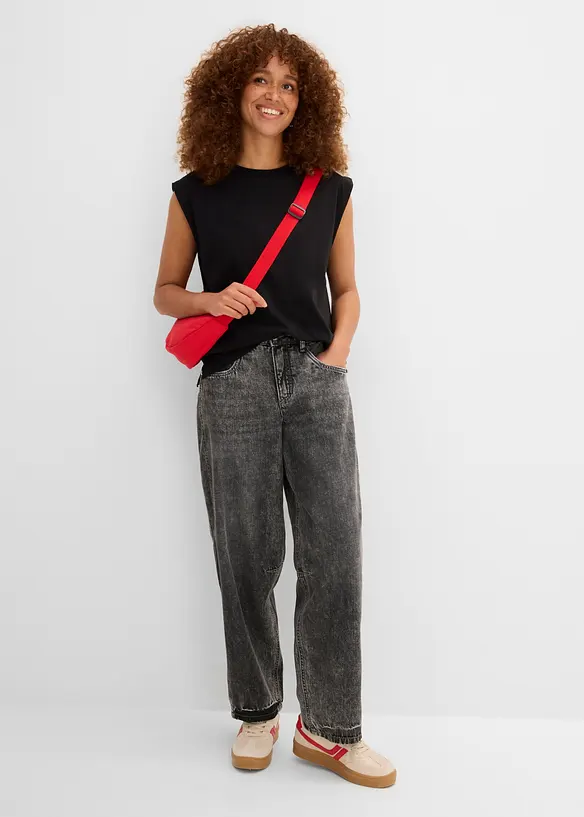 Maglia oversize in puro cotone biologico, bonprix