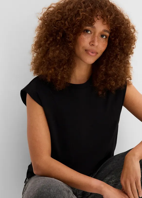 Maglia oversize in puro cotone biologico, bonprix