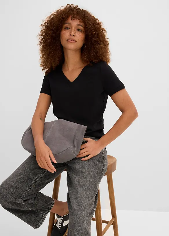 T-shirt in puro cotone, bonprix