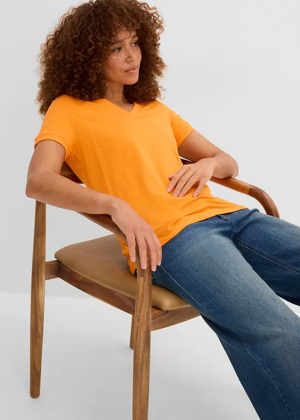 T-shirt in puro cotone, bonprix