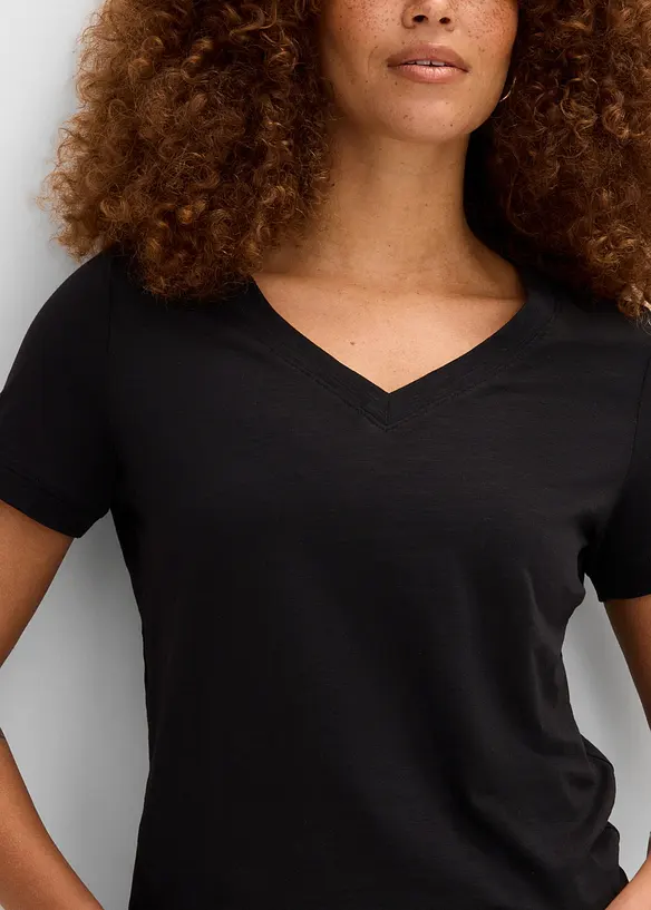 T-shirt in puro cotone, bonprix