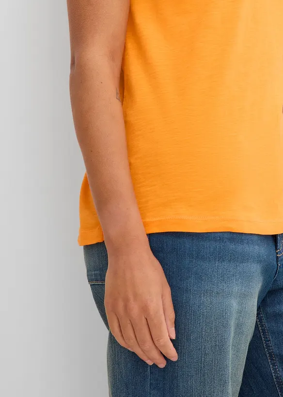 T-shirt in puro cotone, bonprix