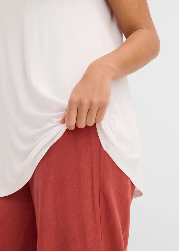 Top lungo in morbida viscosa (pacco da 2), bonprix