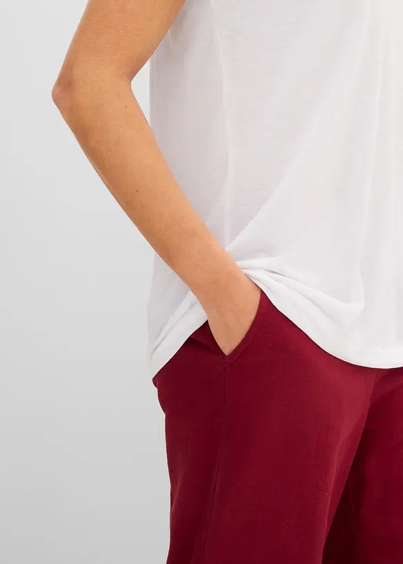 T-shirt con scollo a V, bonprix