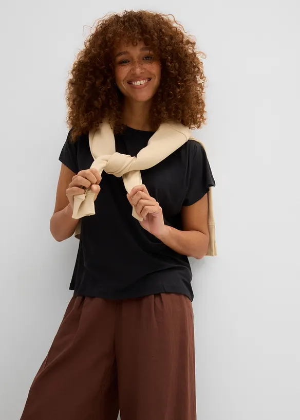 T-shirt con viscosa morbida, bonprix