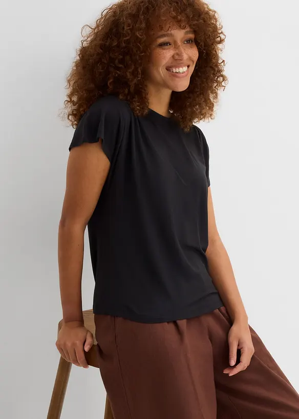 T-shirt con viscosa morbida, bonprix