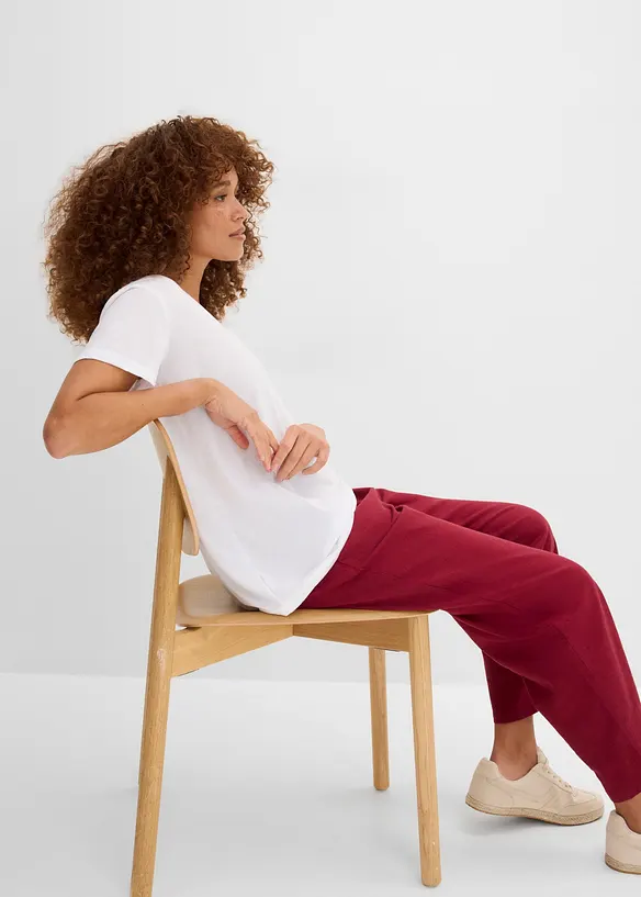 T-shirt con scollo a V, bonprix