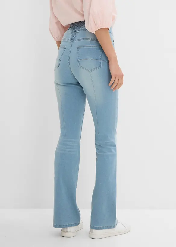 Jeans bootcut modellanti, vita media, bonprix