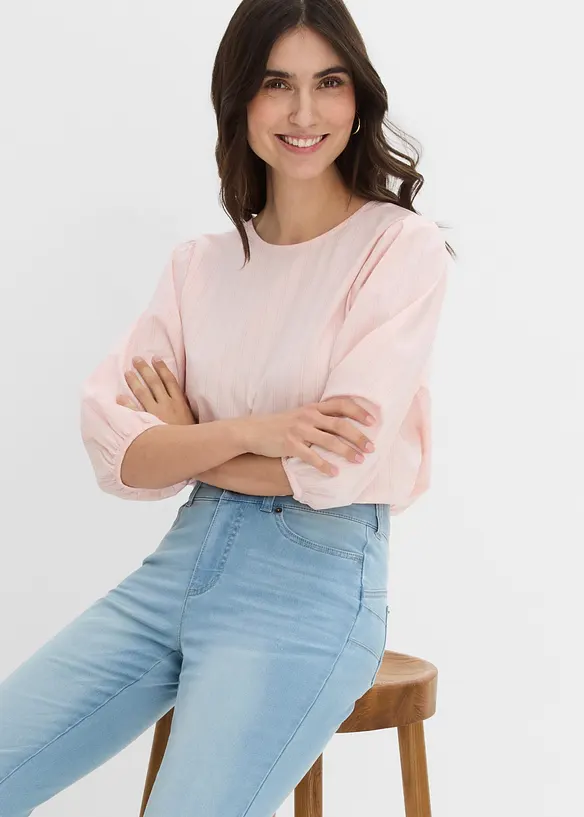 Jeans bootcut modellanti, vita media, bonprix