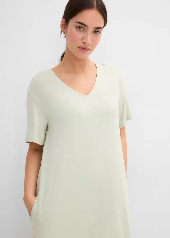 Abito in jersey di misto viscosa, bonprix