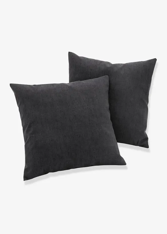 Copricuscino effetto lino (pacco da 2), bonprix