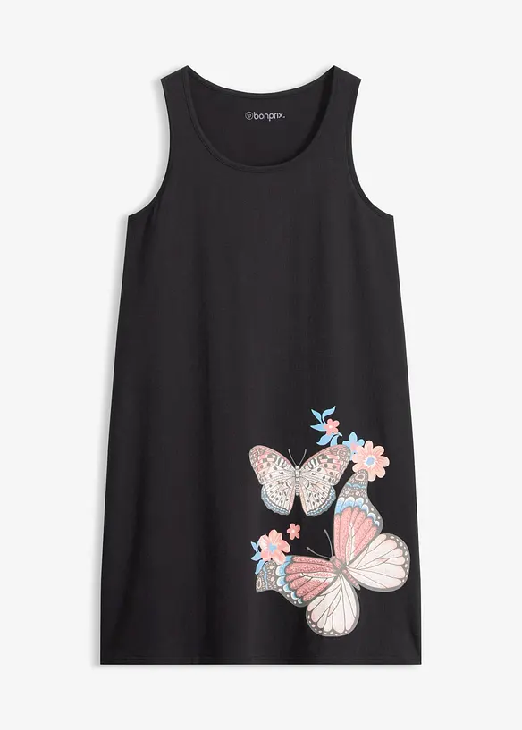 Camicia da notte corta in puro cotone, bonprix