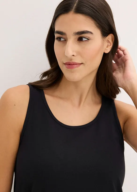 Camicia da notte corta in puro cotone, bonprix