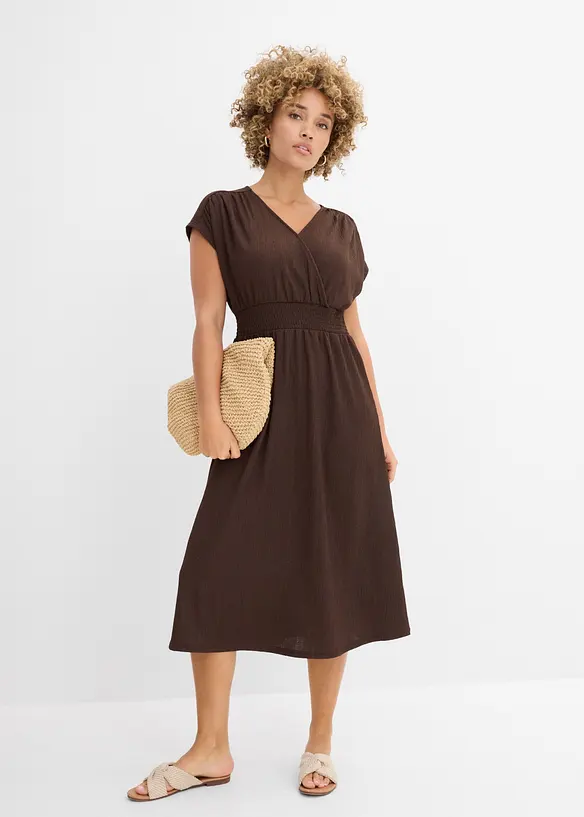 Abito in jersey cr&ecirc;pe leggero, bonprix