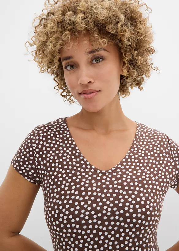 Abito in jersey di misto viscosa, bonprix