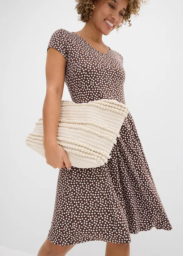 Abito in jersey di misto viscosa, bonprix