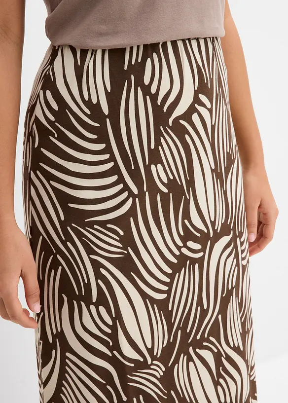 Gonna in jersey di cotone biologico elasticizzato, bonprix