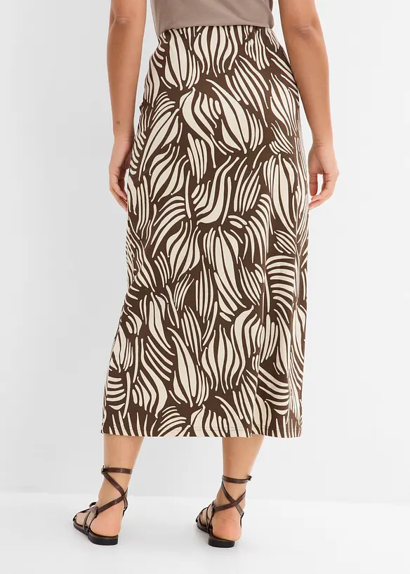 Gonna in jersey di cotone biologico elasticizzato, bonprix