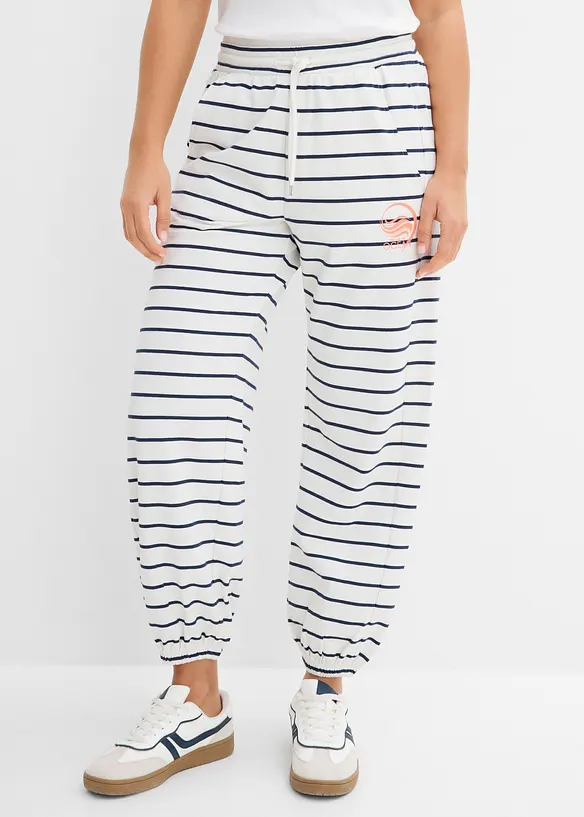 Pantaloni in felpa di misto cotone, bonprix