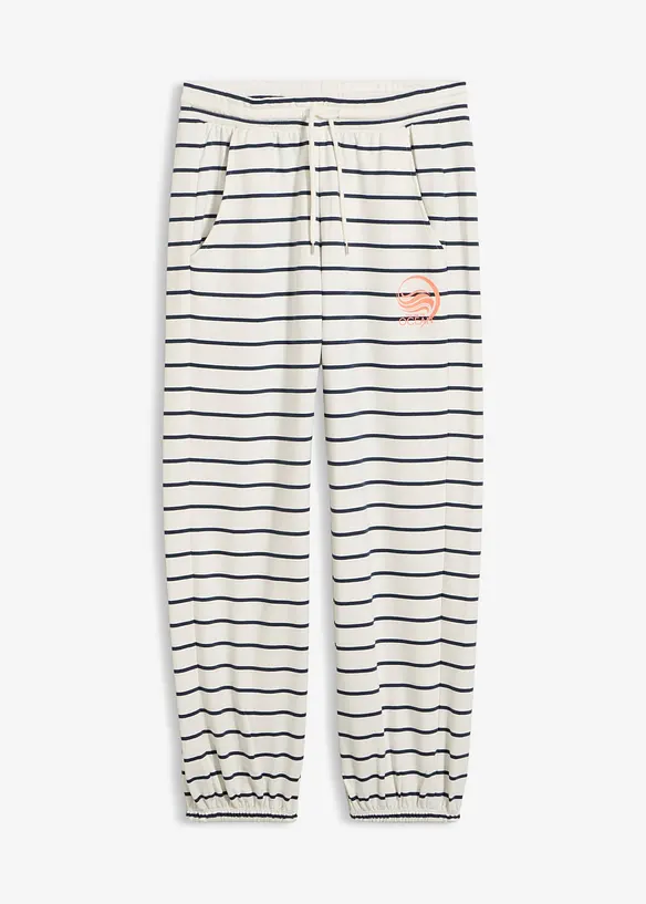 Pantaloni in felpa di misto cotone, bonprix