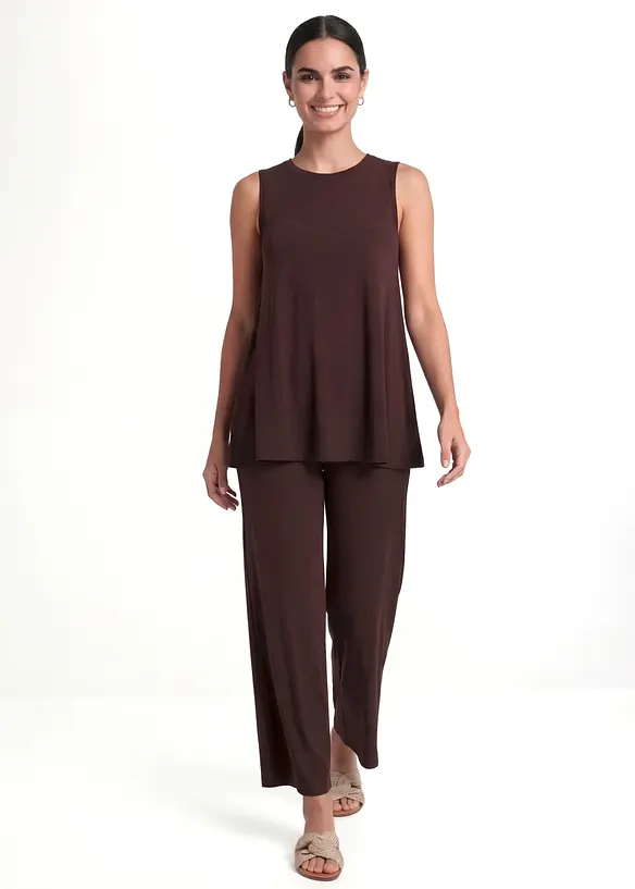 Pantaloni in jersey di misto viscosa, bonprix